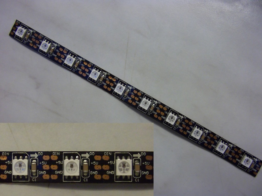 Digital RGB 5050 LED strip with WS2811 controller (WS2812)
